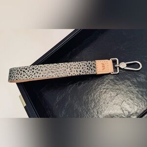Consuela Wesley Grey and Black  Wrislet / Keychain Strap